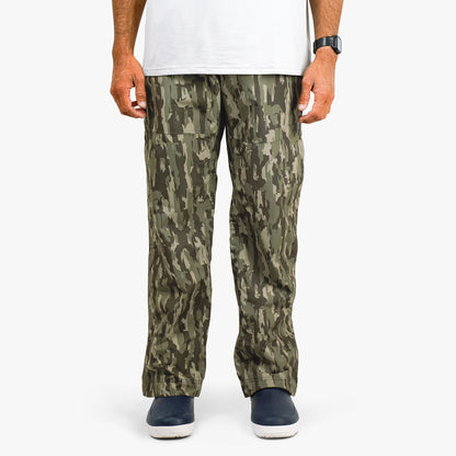 Olive Current Camo Crossing Printed Camo Fishing Pants / AFTCO New