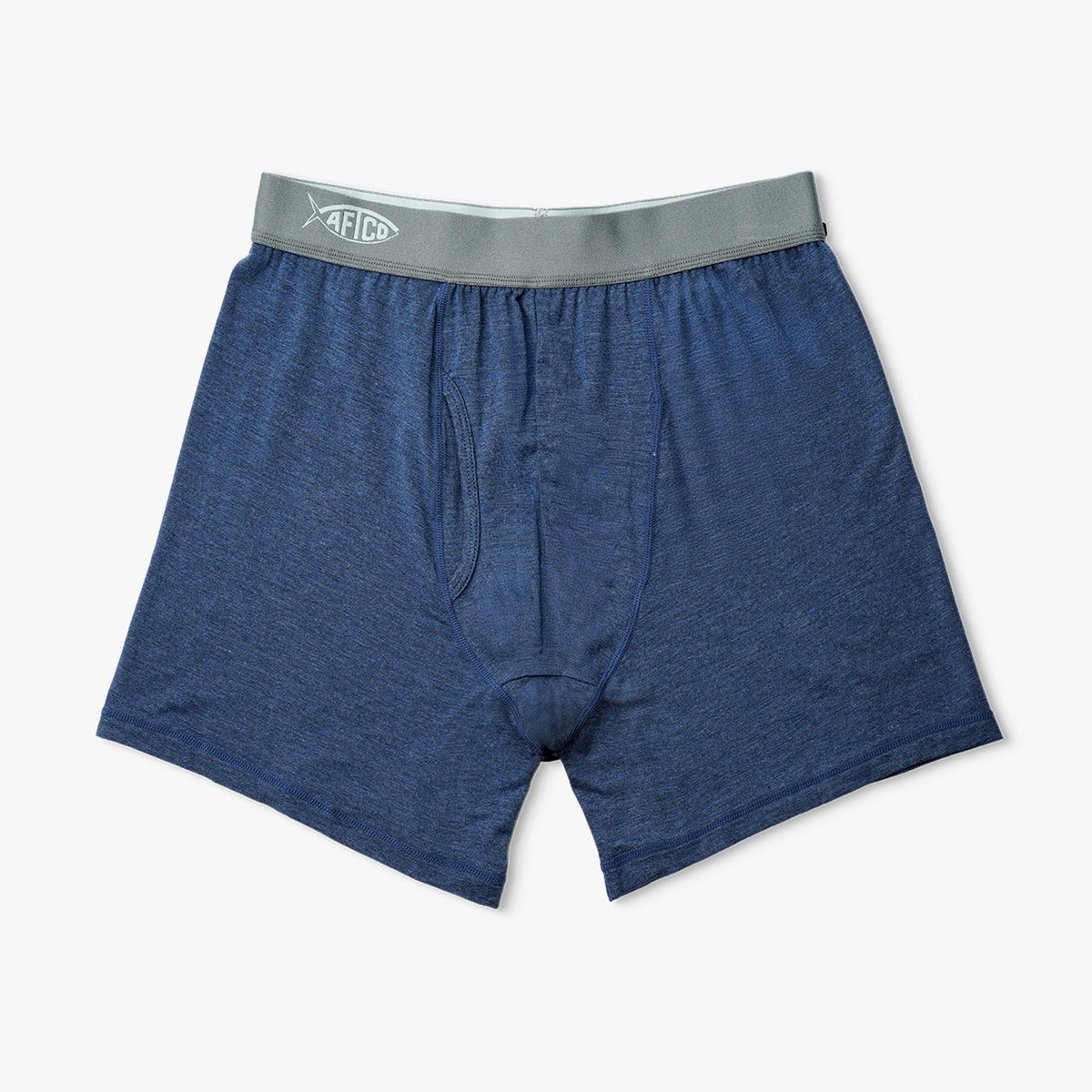 Navy Heather Tackle Boxers / AFTCO Trusted