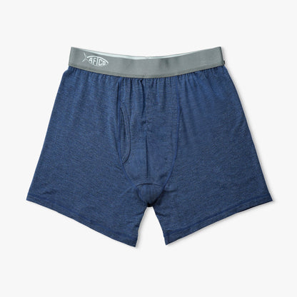 Navy Heather Tackle Boxers / AFTCO Trusted