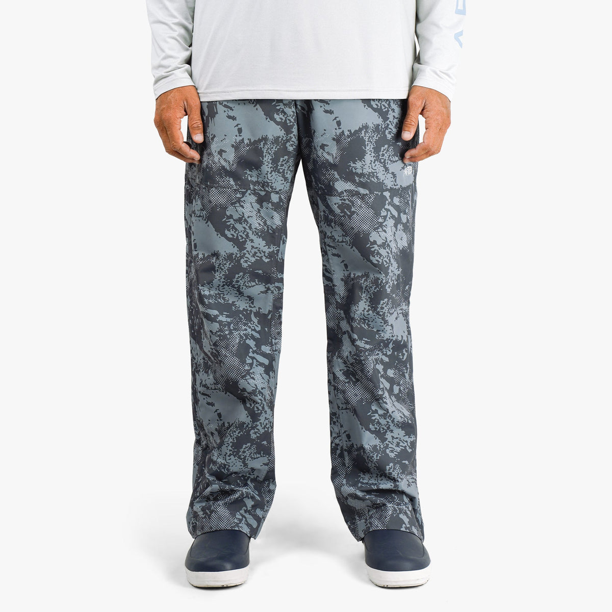 Steel Storm Camo Crossing Printed Camo Fishing Pants / AFTCO Sale