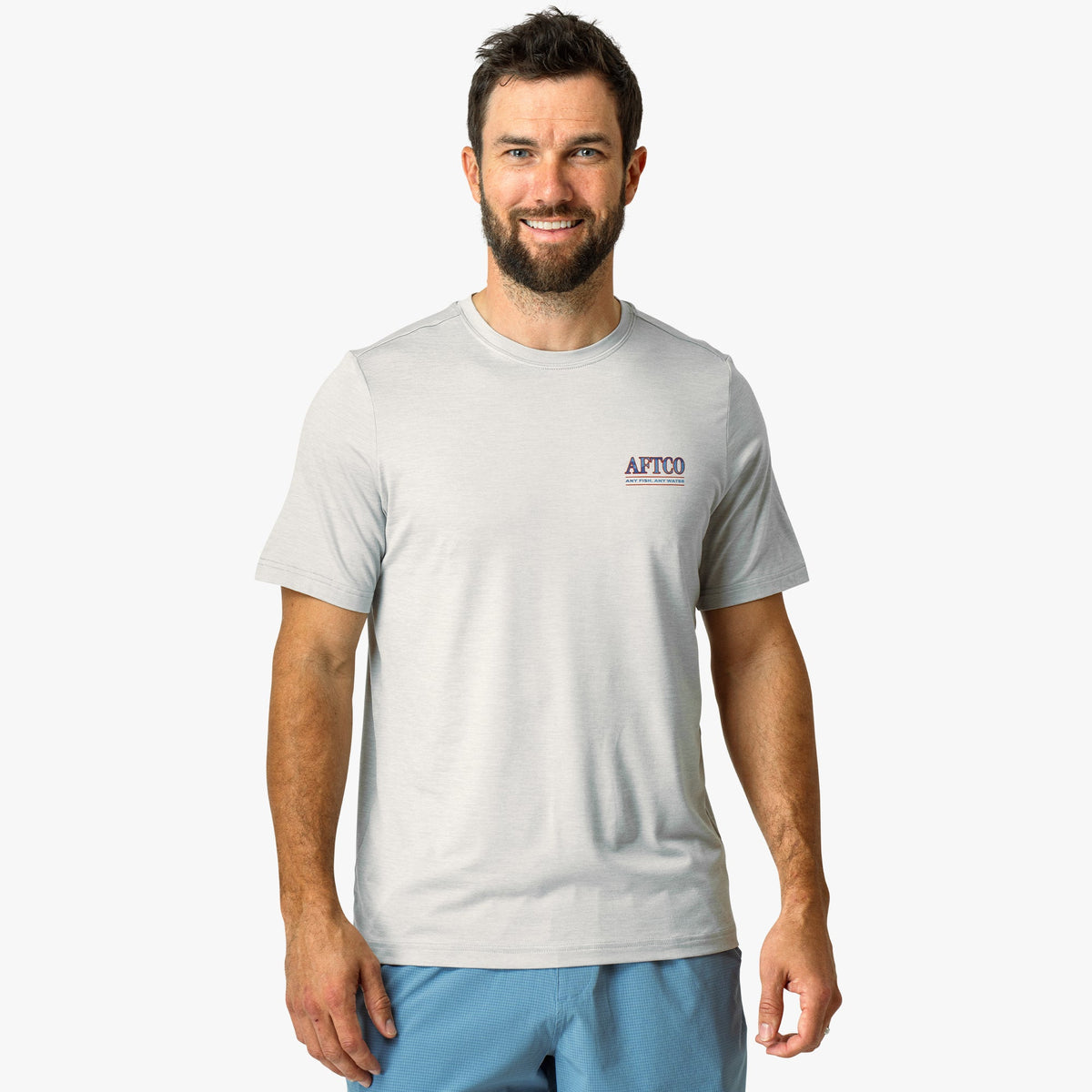 Athletic Heather Undercover Short Sleeve Sun Protection Shirt / AFTCO Value