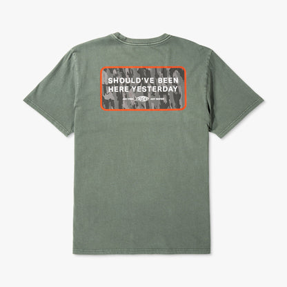 Cream Yesterday Short Sleeve Men's Fishing T-Shirt / AFTCO Classic