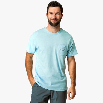 Clearwater Tropics Short Sleeve Men's Fishing T-Shirt / AFTCO Everyday