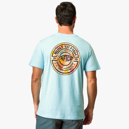 Clearwater Tropics Short Sleeve Men's Fishing T-Shirt / AFTCO Everyday