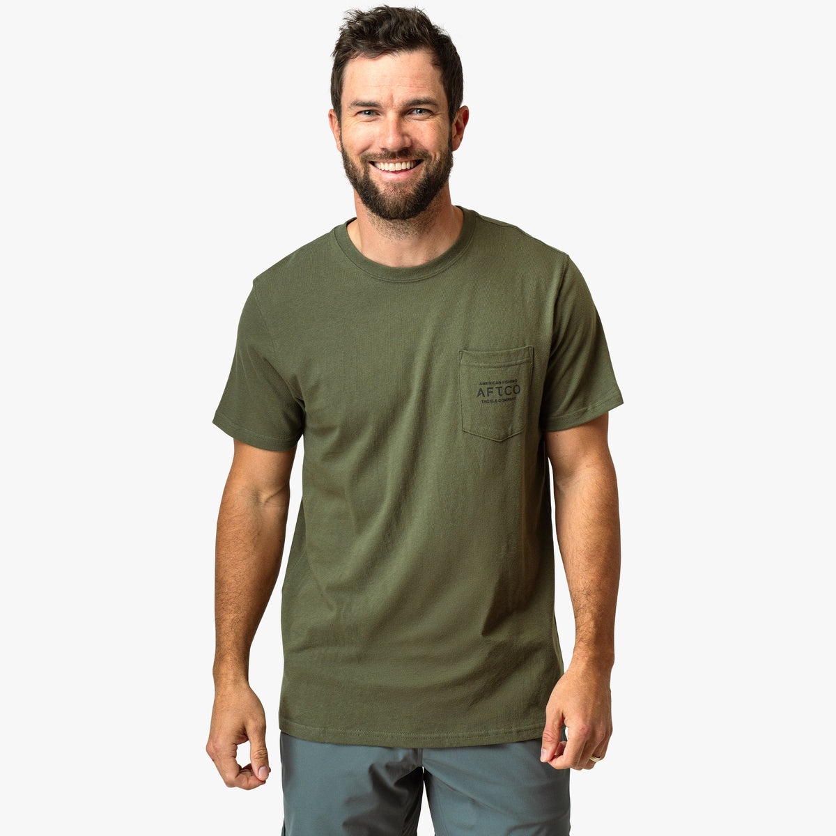 Clearwater Tropics Short Sleeve Men's Fishing T-Shirt / AFTCO Everyday