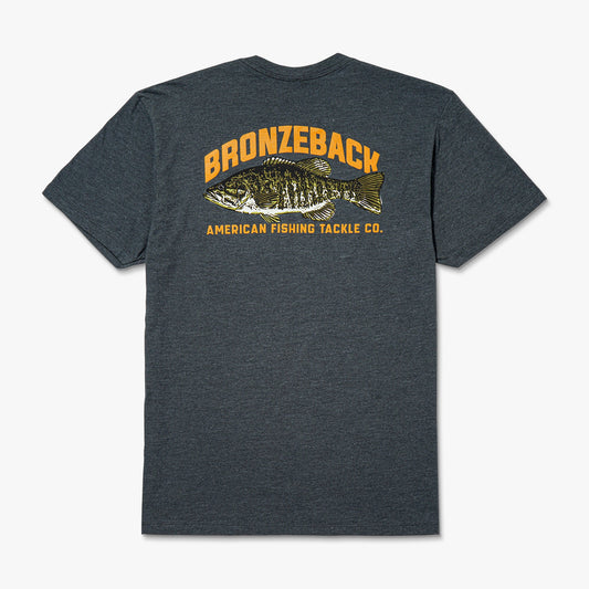 Charcoal Heather Bronzeback Short Sleeve Fishing T-Shirt / AFTCO Quality