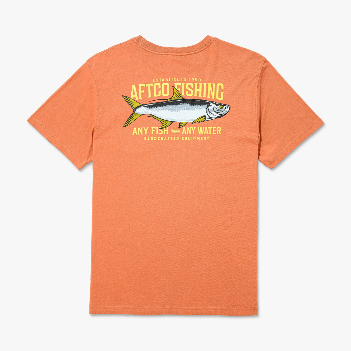 Melon Big Scale Short Sleeve Fishing T-Shirt / AFTCO Popular