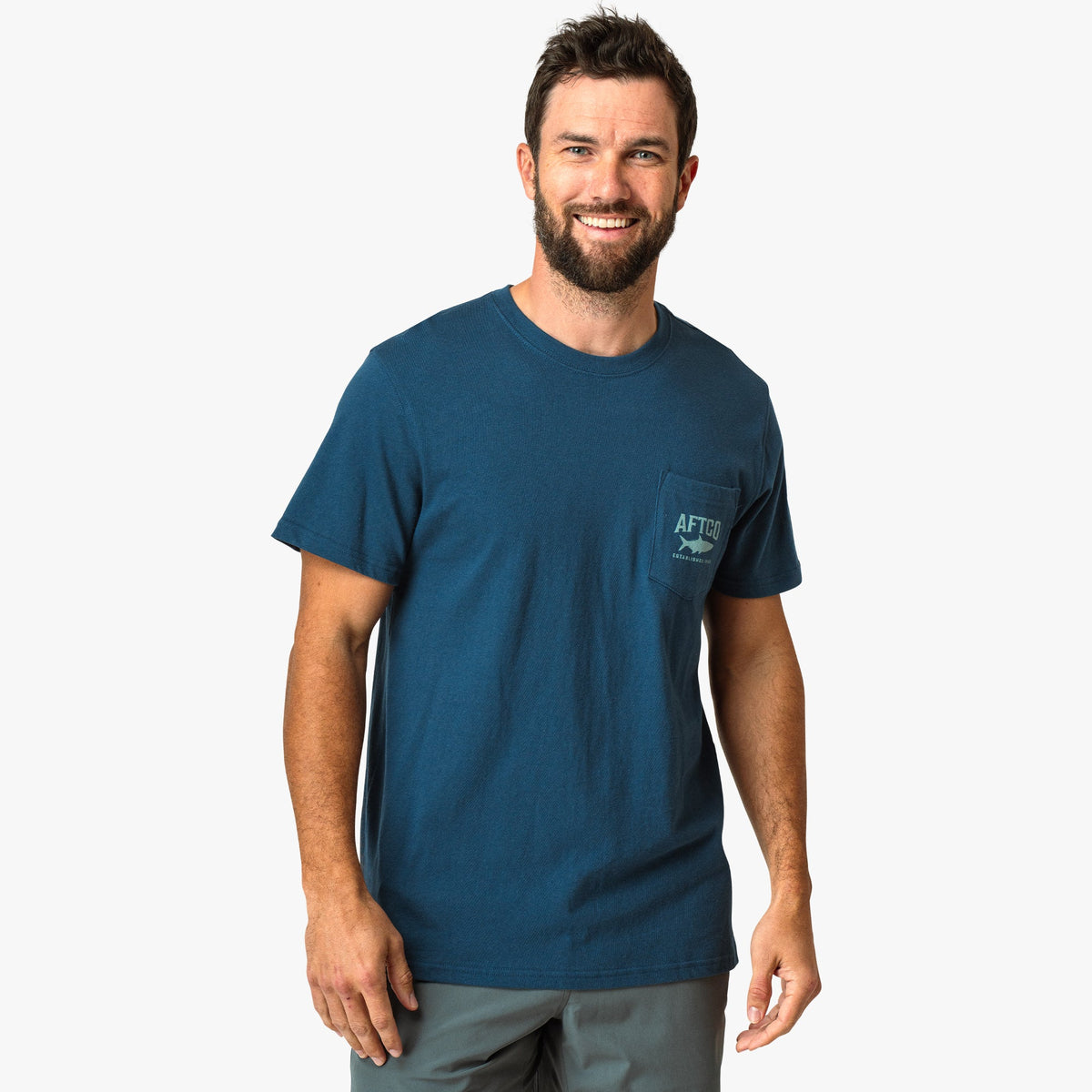 Melon Big Scale Short Sleeve Fishing T-Shirt / AFTCO Popular