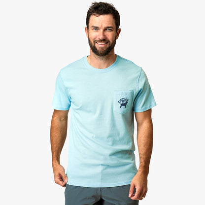 Clearwater Co Pilot Short Sleeve Men's Fishing T-Shirt / AFTCO New