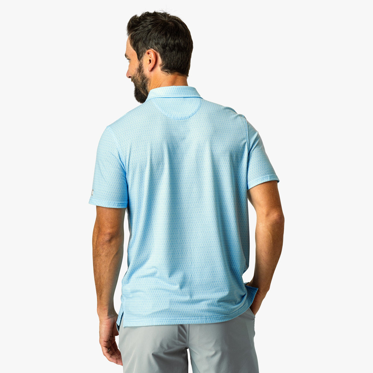 Fathom Qualifier Printed Performance Polo Shirt / AFTCO Best Price