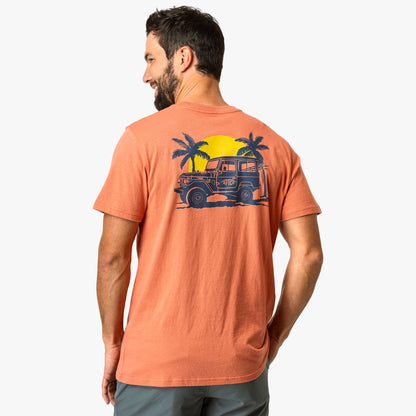 Melon Nomad Short Sleeve Men's Fishing T-Shirt / AFTCO Best Price