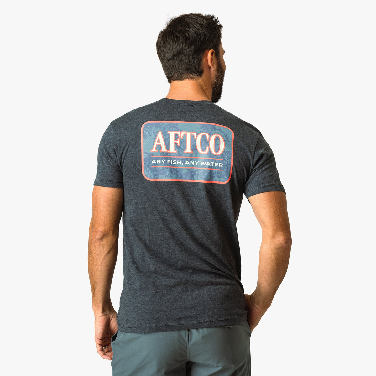 Charcoal Heather Undercover Short Sleeve Fishing T-Shirt / AFTCO Trending