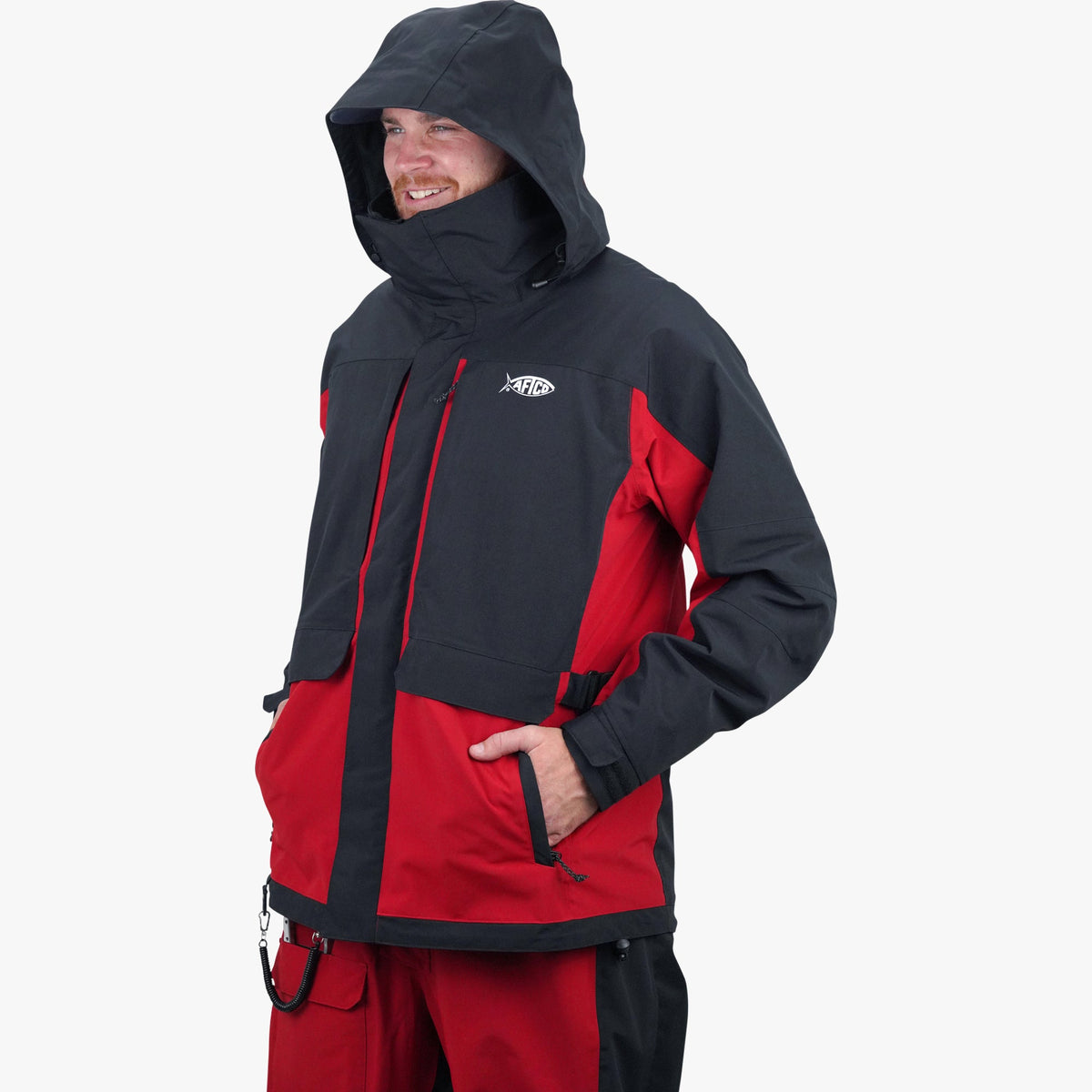 True Red Hydronaut® Heavy-Duty Jacket / AFTCO Popular