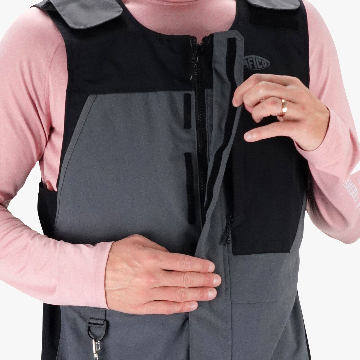 Gun Metal Hydronaut® Heavy-Duty Bib / AFTCO Quality