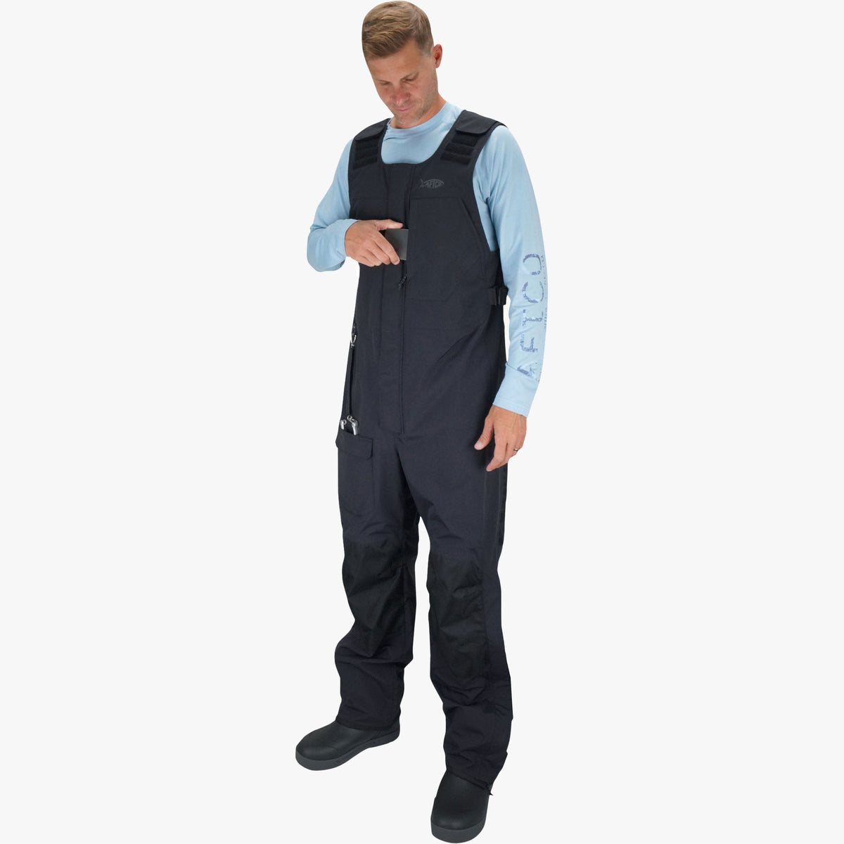 Gun Metal Hydronaut® Heavy-Duty Bib / AFTCO Quality