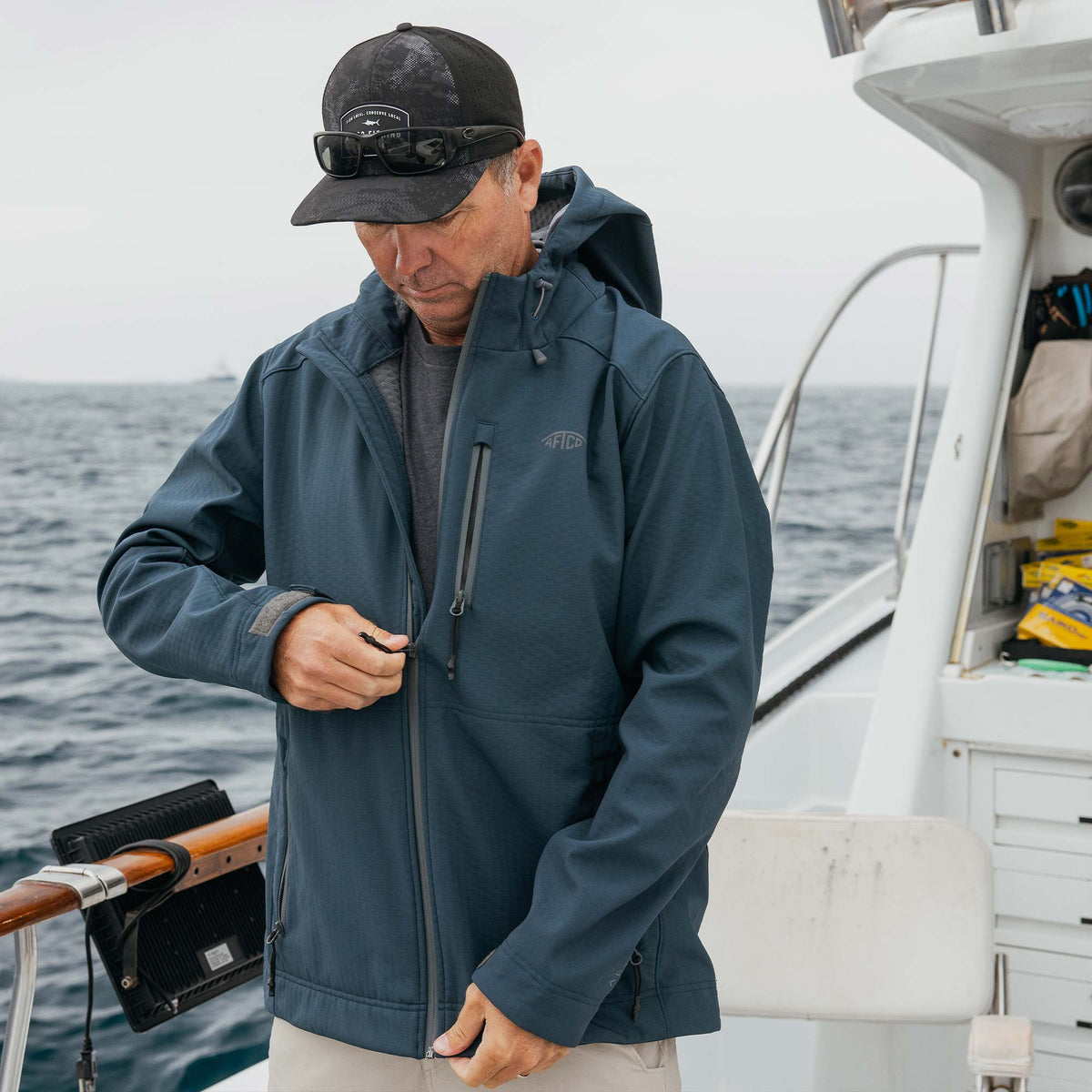 Coriander Reaper Softshell Zip Up Jacket / AFTCO Everyday