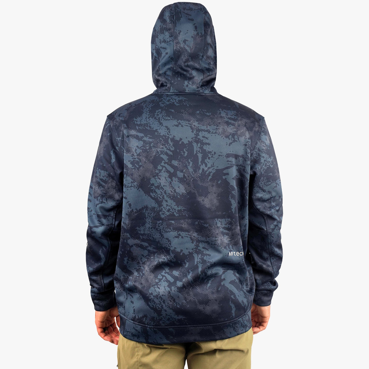 Olive Current Camo Reaper Hoodie: Camo Sweatshirt / AFTCO Signature