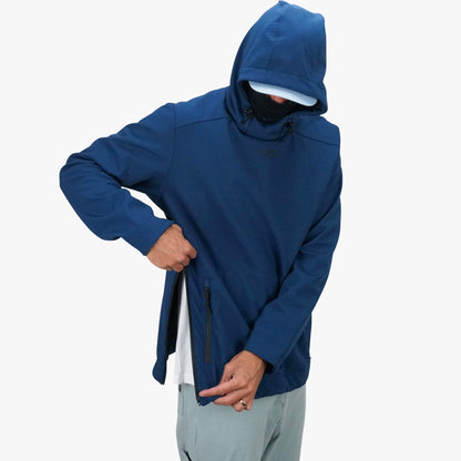 Charcoal Reaper Windproof Pullover Hoodie - Stretch Softshell / AFTCO Featured