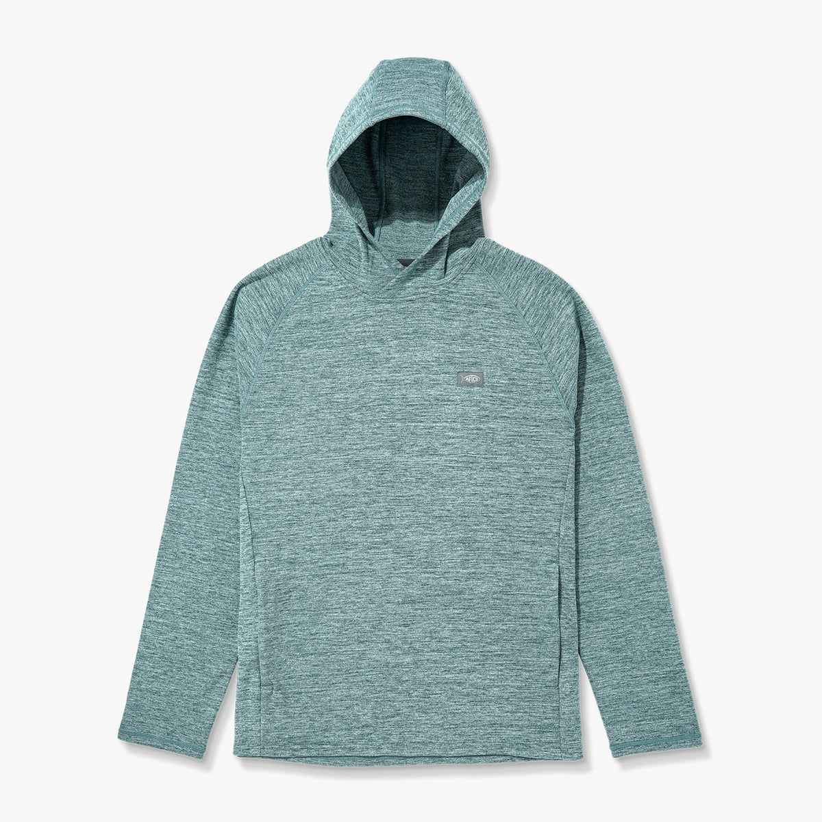 Dark Sea Heather Coastal Layer Pullover Hoodie / AFTCO Trending