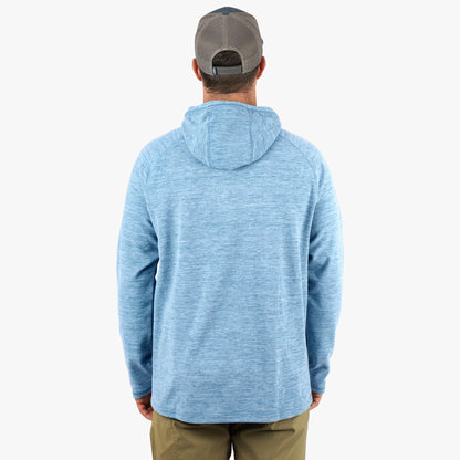 Dark Sea Heather Coastal Layer Pullover Hoodie / AFTCO Trending