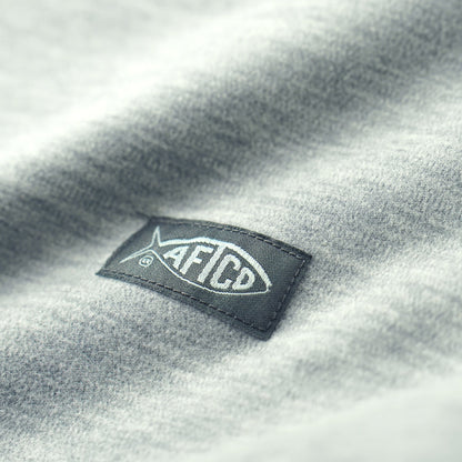 Dark Sea Heather Coastal Layer Pullover Hoodie / AFTCO Trending
