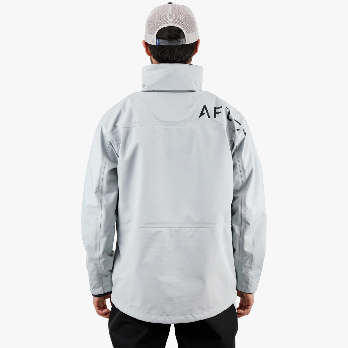 Light Gray Barricade Rain Gear Jacket / AFTCO Best Price