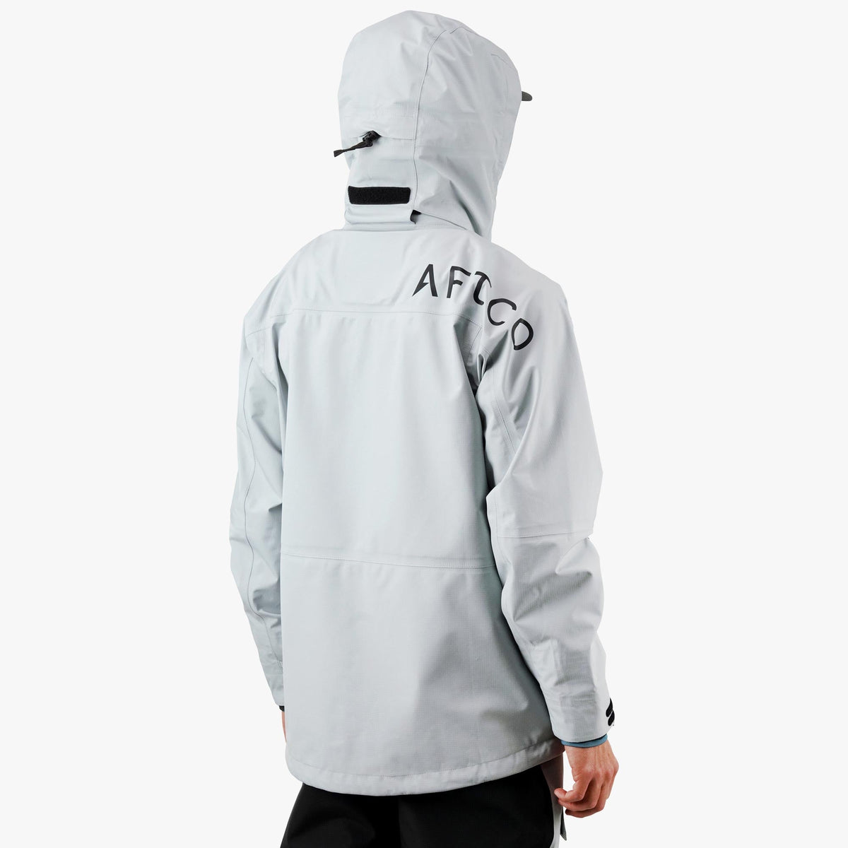 Light Gray Barricade Rain Gear Jacket / AFTCO Best Price