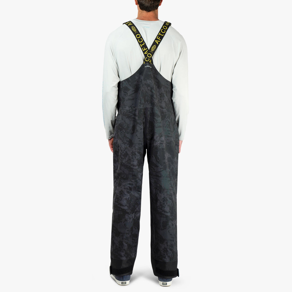 Olive Current Camo Stormbreaker Fishing Bib / AFTCO Deals