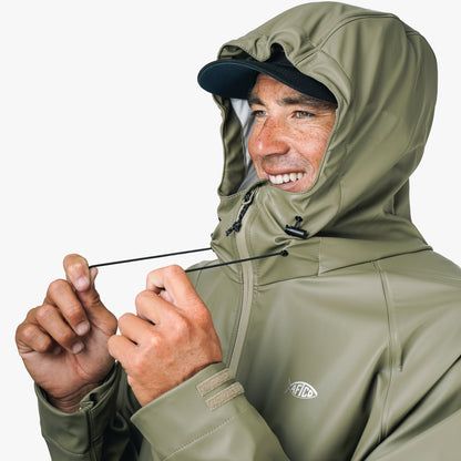 Silver Seafarer Fishing Rain Jacket / AFTCO Classic