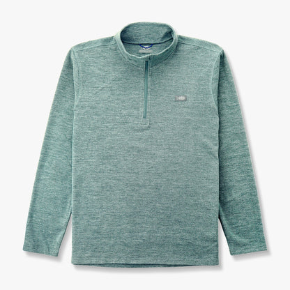 Air Force Blue Heather Coastal Layer 1/4 Zip Fishing Pullover / AFTCO Deals