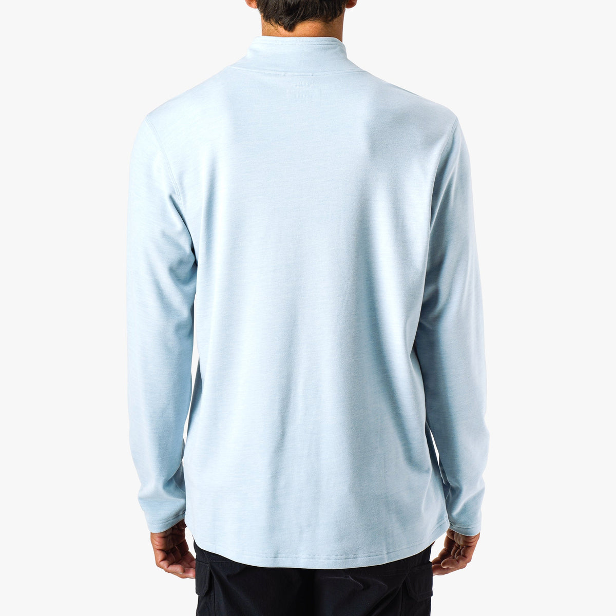 Air Force Blue Heather Coastal Layer 1/4 Zip Fishing Pullover / AFTCO Deals