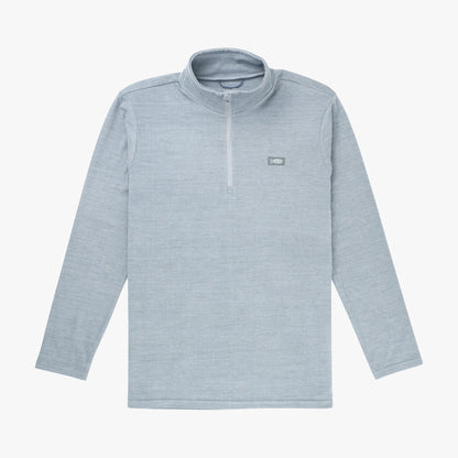 Air Force Blue Heather Coastal Layer 1/4 Zip Fishing Pullover / AFTCO Deals