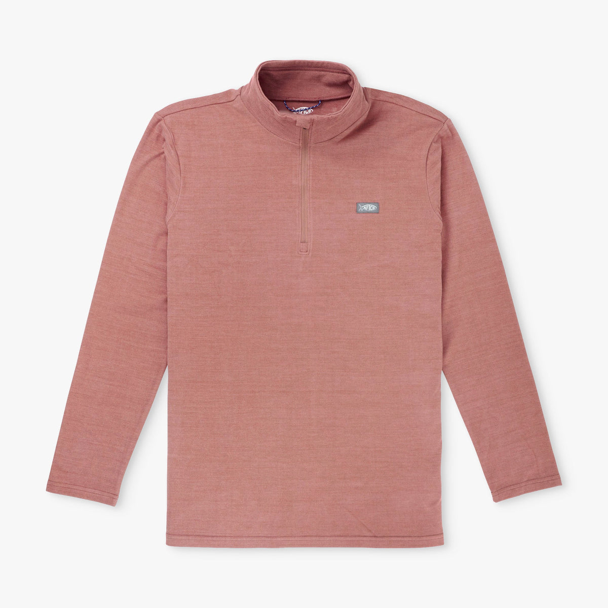 Air Force Blue Heather Coastal Layer 1/4 Zip Fishing Pullover / AFTCO Deals