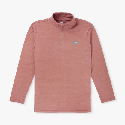 Air Force Blue Heather Coastal Layer 1/4 Zip Fishing Pullover / AFTCO Deals