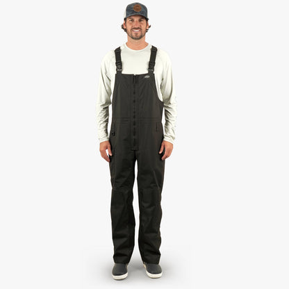 Black Hydrobib Waterproof Fishing Bib / AFTCO New