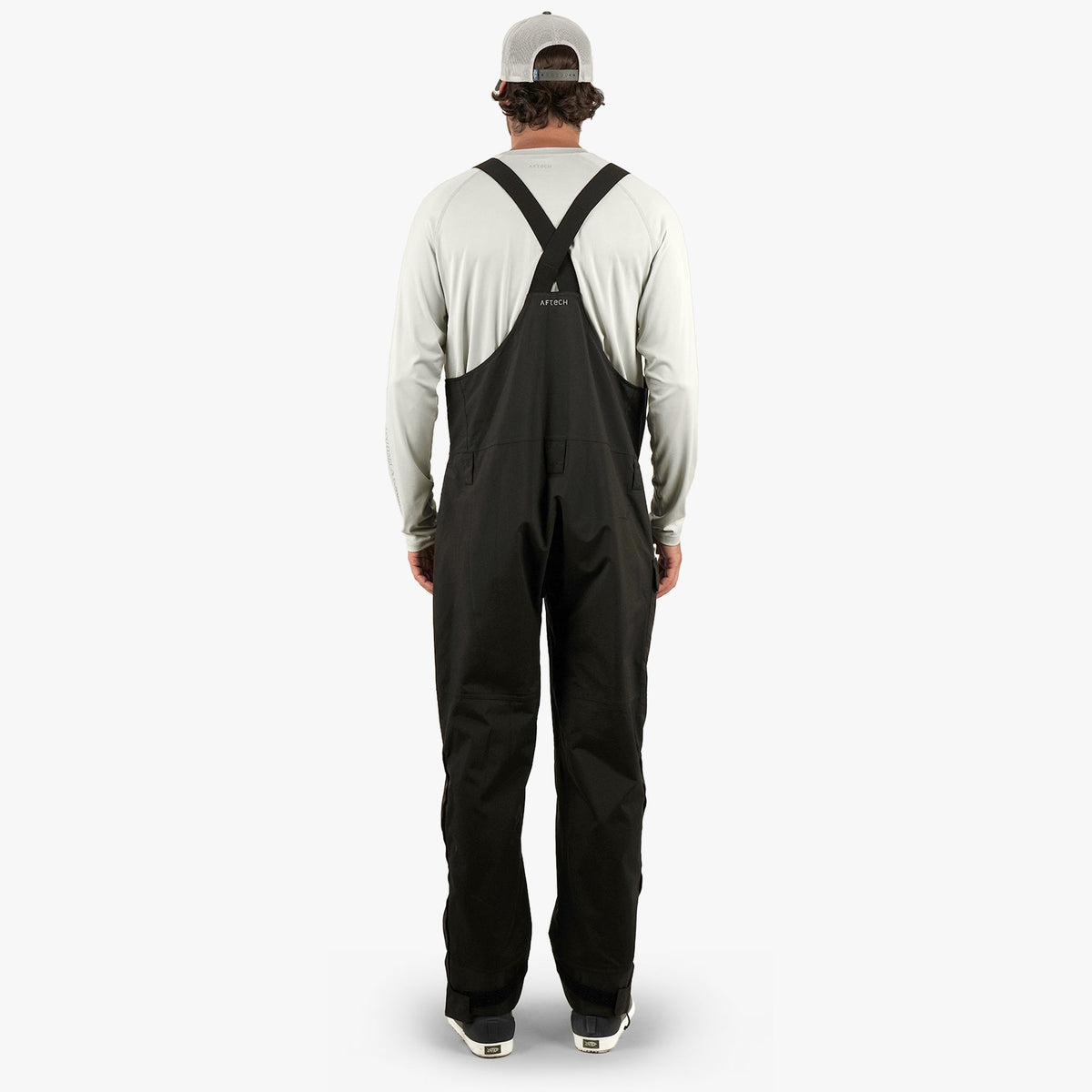 Black Hydrobib Waterproof Fishing Bib / AFTCO New