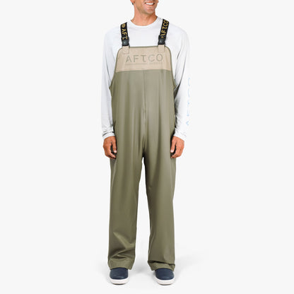 Burnt Olive Seafarer Fishing Bib / AFTCO Trending