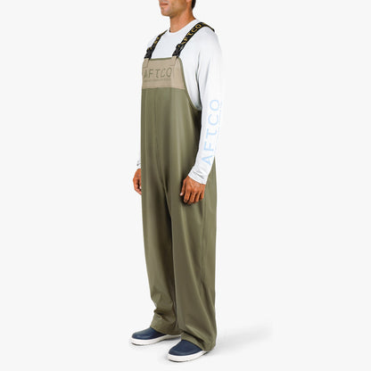Burnt Olive Seafarer Fishing Bib / AFTCO Trending