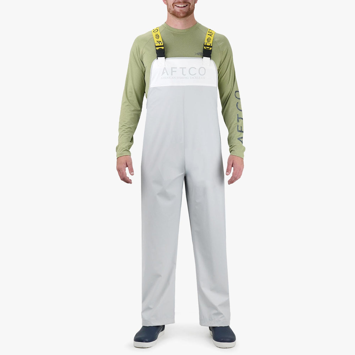 Burnt Olive Seafarer Fishing Bib / AFTCO Trending