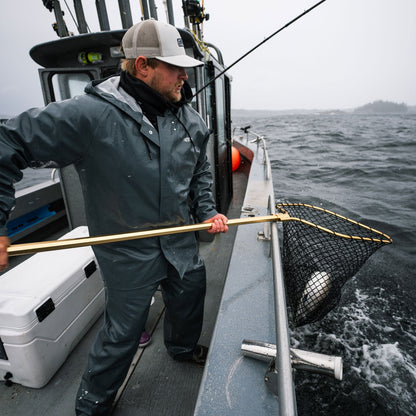 Charcoal Deep Set Boating Rain Gear / AFTCO Quality