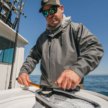 Charcoal Deep Set Boating Rain Gear / AFTCO Quality