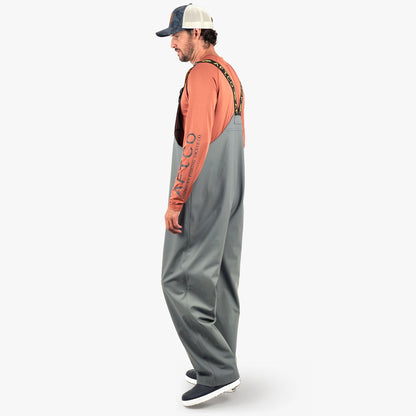 Charcoal Deep Set Waterproof Fishing Bibs / AFTCO Exclusive