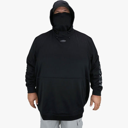 Black Reaper Hoodie: Sweatshirt in 3XL, 4XL, 5XL / AFTCO Popular