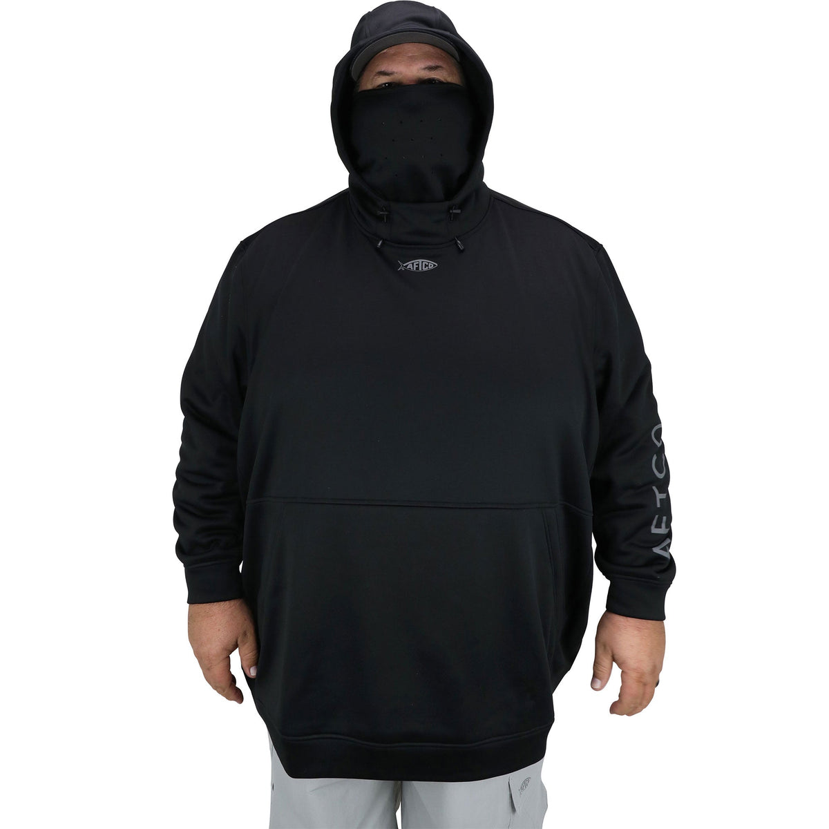 Black Reaper Hoodie: Sweatshirt in 3XL, 4XL, 5XL / AFTCO Popular