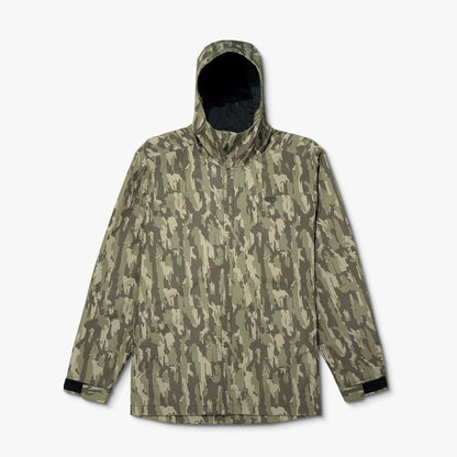 Olive Current Camo Crossing Printed Camo Fishing Jacket / AFTCO Exclusive