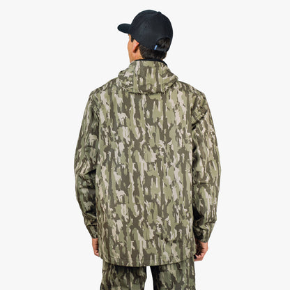 Olive Current Camo Crossing Printed Camo Fishing Jacket / AFTCO Exclusive