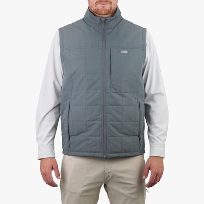 Charcoal Crosswind Insulated Vest / AFTCO Hot Sale