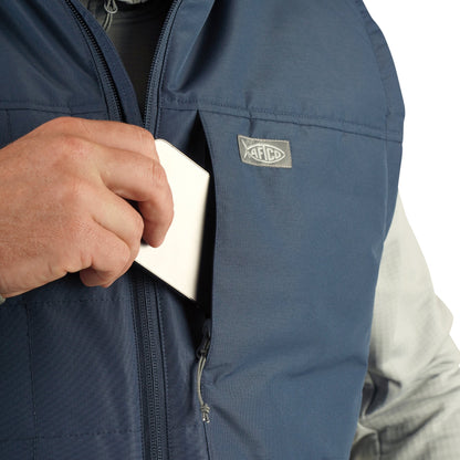Charcoal Crosswind Insulated Vest / AFTCO Hot Sale