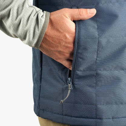 Charcoal Crosswind Insulated Vest / AFTCO Hot Sale
