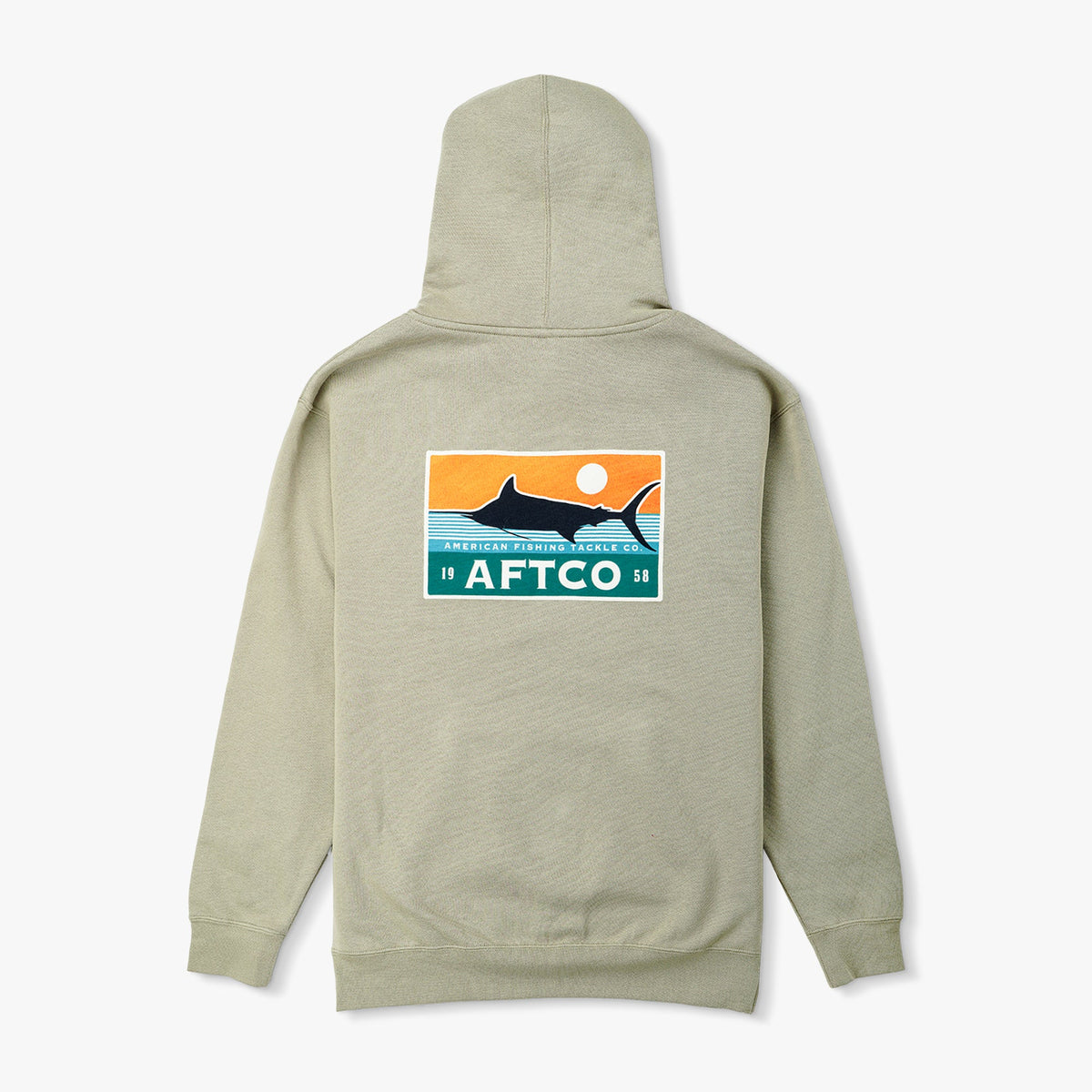 Cement Off The Record Mens Pullover Hoodie / AFTCO Hot Sale